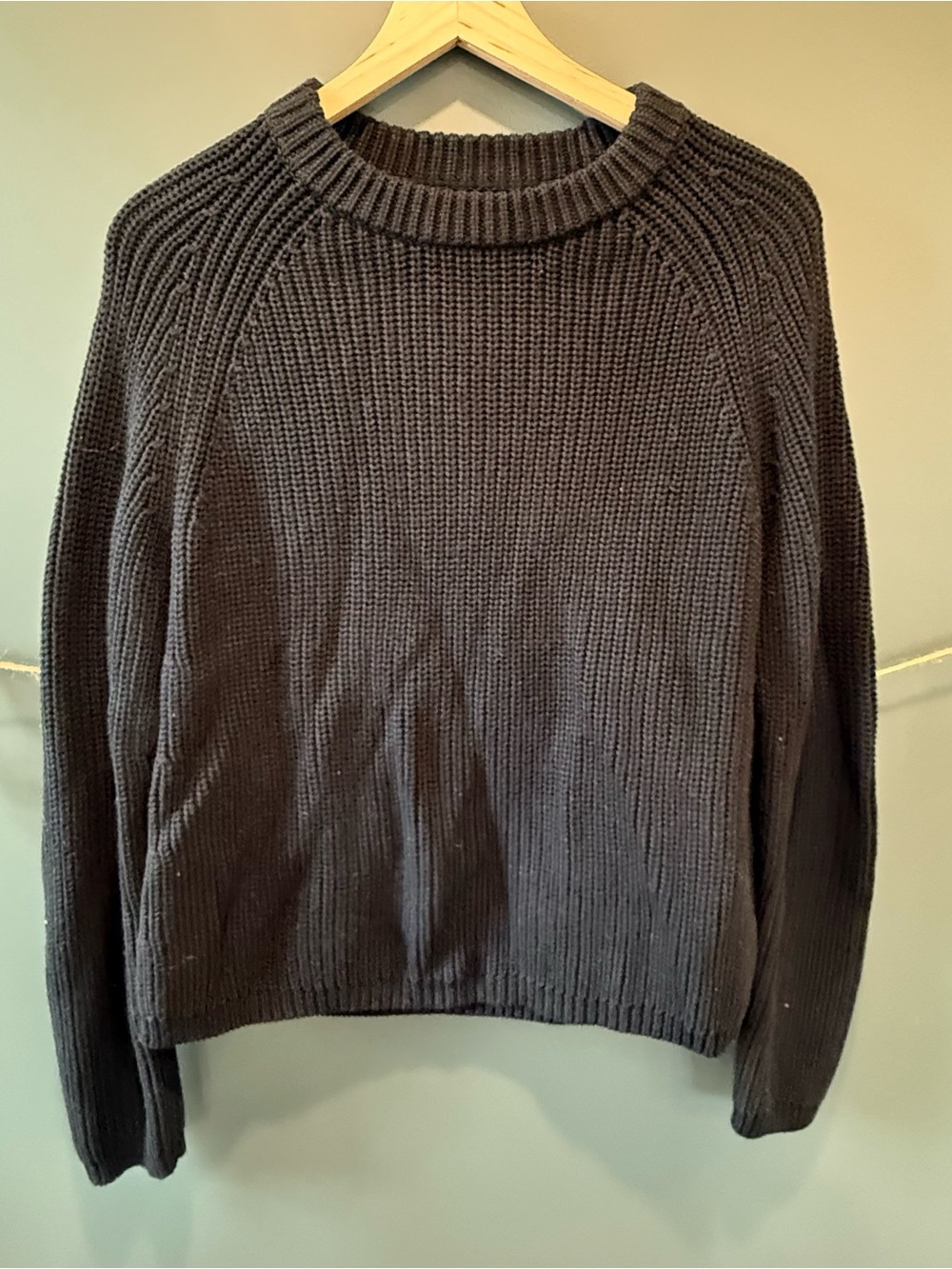 Quince Women's Crewneck Sweater in Black